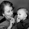 Mrs. Wolosker & Grandson, Lake